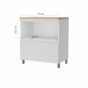 Ver imagem 3 de Balcão Modular 1 Porta Basculante 1 Gaveta Nesher Rainha 80cm 100 Mdf