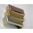 Ver imagem 1 de Puxador Creta 64mm Niquel Escovado Zp3949 Zen Dourado