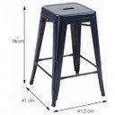 Ver imagem 2 de Kit 2 Banquetas Alta com Apoio para Pés Titan 