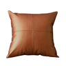 Almofada Couro Natural Legitimo:caramelo - 1
