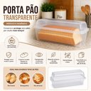 Ver imagem 7 de Porta Pão com Tampa Transparente Bpa Free Multiuso