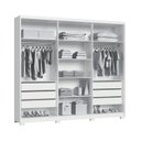 Ver imagem 4 de Guarda-Roupa 6 Portas 6 Gavetas Brescia Branco
