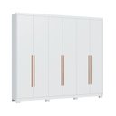 Ver imagem 3 de Guarda-roupa 6 Portas 6 Gavetas Brescia