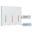 Ver imagem 7 de Guarda-roupa 6 Portas 6 Gavetas Brescia