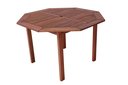 Ver imagem 2 de Mesa Oitavada em Madeira Maciça com Furo para Ombrelone