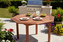 Ver mais imagens de Mesa Oitavada em Madeira Maciça com Furo para Ombrelone