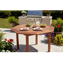 Ver mais imagens de Mesa Oitavada em Madeira Maciça com Furo para Ombrelone