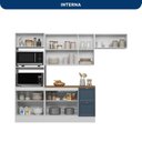 Ver imagem 5 de Cozinha Completa Modulada Americana 4 Peças com Torre Quente e Balcão Tampo Unna