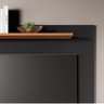 Painel Europa Tv 32 Polegadas Pequeno Quarto Suspenso Sala Rack Cor Preto/freijo - 4