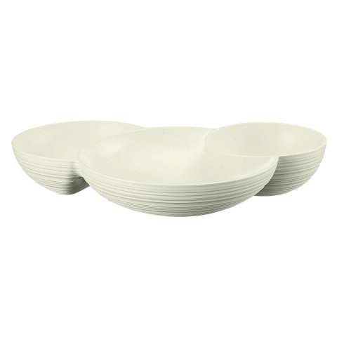 Petisqueira Em Plastico Reciclado Milk White Coleção Tierra Guzzini