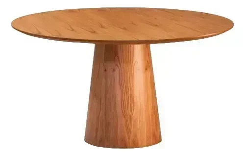 Mesa de Jantar Redonda Cone 1,10 Tampo Laminado - 2