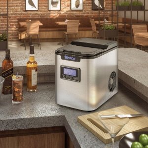 Máquina de Gelo Portátil GMGD-15 PR Gelopar Cinza 127v