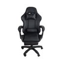 Ver mais imagens de Cadeira Gamer Stillus Ergonômica com Apoio para Os Pés Preto