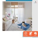 Ver imagem 5 de Caminha Pet Almofada Media para Cachorro Gato Macio Portatil