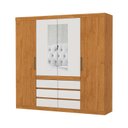 Ver imagem 1 de Guarda Roupa 4 Portas 6 Gavetas 2 Espelhos Xline -grand Line