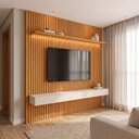 Ver imagem 1 de Rack com Painel para TV até 90 Polegadas 184cm com LED