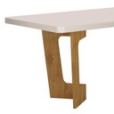 Ver imagem 2 de Mesa de Jantar 160cmx80cm Tampo de 40mm Liz Valdemoveis Cinamomo/off White