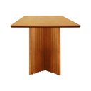 Ver imagem 3 de Mesa de Jantar Gus 220x90cm Retangular - Amêndoa - Tampo 220x90cm Laminado Cinamomo