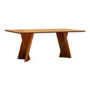 Ver imagem 1 de Mesa de Jantar Gus 220x90cm Retangular - Amêndoa - Tampo 220x90cm Laminado Cinamomo