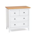 Ver imagem 7 de Cômoda 4 Gavetas com Trocador Nest Yescasa Branco/Carvalho