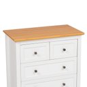 Ver imagem 4 de Cômoda 4 Gavetas com Trocador Nest Yescasa Branco/Carvalho