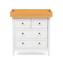 Ver imagem 2 de Cômoda 4 Gavetas com Trocador Nest Yescasa Branco/Carvalho