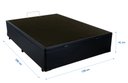 Ver imagem 2 de Cama Box Baú Casal 138 Bello Box - Tecido Sintético Preto