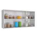 Ver imagem 3 de Armário Cozinha 120cm 3 Portas Evidence - Branco