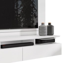Home Suspenso Noruega Branco para Tv até 55” - Móveis Leão - 4