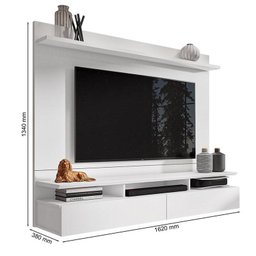 Home Suspenso Noruega Branco para Tv até 55” - Móveis Leão - 5