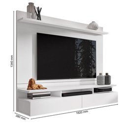 Home Suspenso Noruega Branco para TV até 55” - Móveis Leão - 5