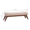 Ver imagem 3 de Puff para Quarto 100cm Linho Imbuia Requadro Horus