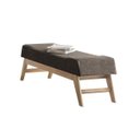 Ver imagem 2 de Puff 100cm Veludo Requadro Natural Horus