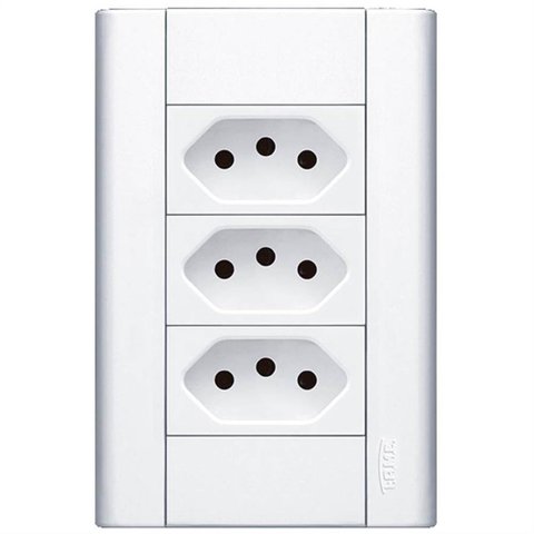 3 Tomadas Modulare 2p+t 20a 250 Volts - 3125 - Fame