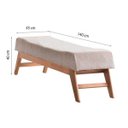 Ver imagem 3 de Puff 140cm Linho Requadro Natural Horus