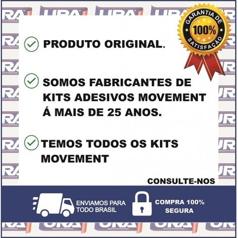 KIT ADESIVO ELÍPTICO RT-E - MOVEMENT 04 KIT Casa Harmonia