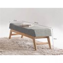 Ver imagem 3 de Puff 160cm Linho Requadro Natural Horus