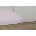 Ver imagem 4 de Mesa de Sala Jantar Astrid + Tampo Madeirado Vidro 160x80cm Amendoa/off White - Lopas