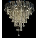 Ver imagem 5 de Lustre de Cristal para Quarto Base de Inox 60cm de Diâmetro:bivolt