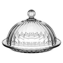 Queijeira com Tampa em Vidro 20cm Paris Decoração Café da Manhã Mesa Posta - 1