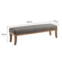 Ver imagem 3 de Puff para Quarto 140cm Veludo Theo