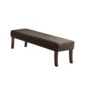 Ver imagem 2 de Puff para Quarto 140cm Veludo Imbuia Theo
