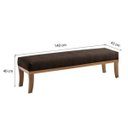 Ver imagem 3 de Puff para Quarto 140cm Veludo Theo