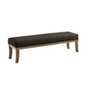 Ver imagem 2 de Puff para Quarto 160cm Veludo Imbuia Theo