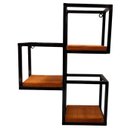 Ver imagem 2 de Prateleira Floreira Multiuso de Parede Geometrica 3 Nichos