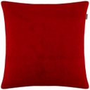 Ver imagem 6 de Kit Poltrona Giovana Giratória Cromado, Puff Capitonê Luxo e Almofadas em Sued Premium:vermelho