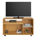Ver imagem 4 de Rack Apolo para TV até 49 Polegadas 121cm MDP com 3 Nichos Cinamomo Off White