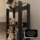 Ver mais imagens de Nicho Organizador de Brinquedos para Quarto Infantil ou Brinquedoteca - Preto