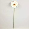 Gérbera Branca Haste 53x13cm Flor Planta Artificial - 2