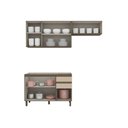 Ver mais imagens de Cozinha Modulada Compacta 200cm 06 Portas 3 Gavetas Connect Henn